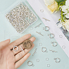 SOFPLATE 60Pcs Tibetan Style Alloy Toggle Clasps FIND-SP0001-23AS-3
