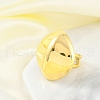 304 Stainless Steel Open Cuff Rings for Women STAS-Z111-01G-02-3