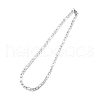 Men's 201 Stainless Steel Figaro Chains Necklace NJEW-N050-A08-7-45P-3