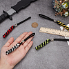 4Pcs 4 Colors Polypropylene Outdoor EDC Braid Pendant for Parachute Cord FIND-FG0003-70-3