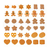 90pcs 18 Style Resin Cabochons CRES-TA0001-10-2