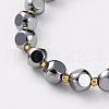 Terahertz Stone Beads Stretch Bracelets BJEW-Z007-B-02-3