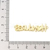 Brass Enamel Word Honduras Connector Charms KK-K293-39G-3