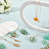 6Pcs Crystal Cage Holder Necklace NJEW-AB00036-5