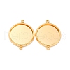 Brass Connector Cabochon Settings KK-F898-21D-G-1