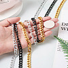 Yilisi 6M 3 Colors Oxidated Aluminium Twisted Chains CHA-YS0001-03-20