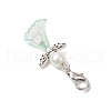 Acrylic Angel Pendant Decorations HJEW-JM02865-01-5