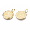Ion Plating(IP) 304 Stainless Steel Pendants STAS-N097-225LG-3