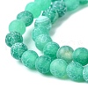Natural Crackle Agate Beads Strands G-G055-4mm-4-4