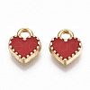 Alloy Enamel Charms ENAM-S126-015C-RS-2