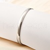 304 Stainless Steel Plain Bangles for Women BJEW-V004-02B-P-3