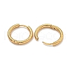 PVD Vacuum Plating 202 Stainless Steel Huggie Hoop Earrings with 304 Stainless Steel Pins for Women EJEW-H003-02G-2