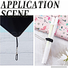 Gorgecraft 50Pcs 5 Styles Anti-Lost Silicone Pendant SIL-GF0001-34-5