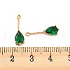 Brass with Cubic Zirconia Pendants KK-Z035-01D-3