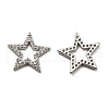 Rack Plating Brass Cubic Zirconia Charms KK-D026-23P-1