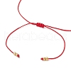 Natural Round Red Jasper Beads Braided Bead Bracelets for Women BJEW-JB11655-06-4