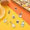 45pcs 9 styles Alloy Enamel Pendants ENAM-CJ0003-80-4