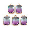 Gradient Color Glass Pendants GLAA-S193-008-A08-1