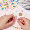 SUNNYCLUE 700Pcs 11 Styles Opaque Acrylic Beads MACR-SC0001-73-3