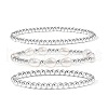 Temperament Magnet Gold Elastic Bracelet Baroque Imitation Pearl Multi layered Layered Bracelet Small and Popular Bracelet XU8635-1-1