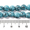 Synthetic Turquoise Beads Strands G-T047-A20-01-5
