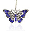 Vintage Butterfly Pendant Necklace Findings TIBE-M001-80H-1