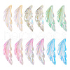  60Pcs 6 Colors Transparent Acrylic Pendants TACR-TA0001-29-1