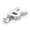304 Stainless Steel Letter Pendants STAS-H127-R-P-3