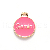 Alloy Enamel Pendants ENAM-S124-01A-03I-3