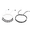 2Pcs Handmade Glass Seed Beaded Braided Bead Bracelets for Women BJEW-JB11947-2