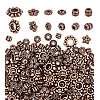   300Pcs 6 Styles Tibetan Style Alloy Spacer Beads FIND-PH0020-41R-7