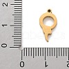 304 Stainless Steel Enamel Pendants STAS-L281-005G-3