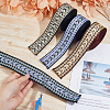 SUPERFINDINGS 3Pcs 3 Colors Ethnic Style Embroidery Polyester Ribbons OCOR-FH0001-38-4