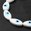 Handmade Evil Eye Lampwork Beads Strands LAMP-G154-06K-4