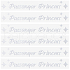 PVC Passenger Princess Self Adhesive Car Stickers STIC-WH0013-11C-1