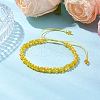 Baking Paint Glass Seed Beaded Bracelets BJEW-MZ00155-4