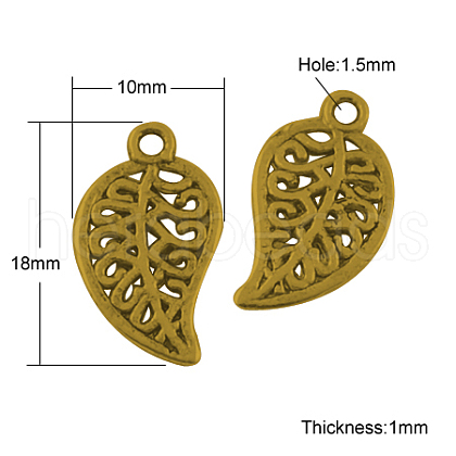 Tibetan Style Alloy Pendants X-TIBEP-20336-AG-RS-1