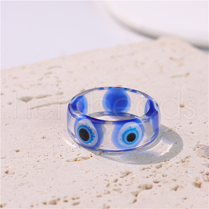 Transparent Resin Finger Rings for Women FS-WGB67A3-01-1