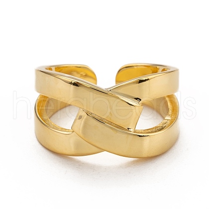 925 Sterling Silver Cuff Rings RJEW-H132-01G-1