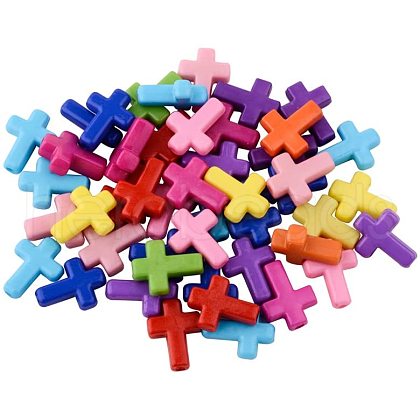 Opaque Acrylic Beads SACR-PH0002-01-1