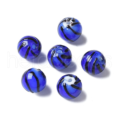 Handmade Transparent Lampwork Beads BLOW-D300-08G-1