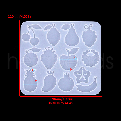 DIY Silicone Pendant Molds PW-WG7C54E-01-1