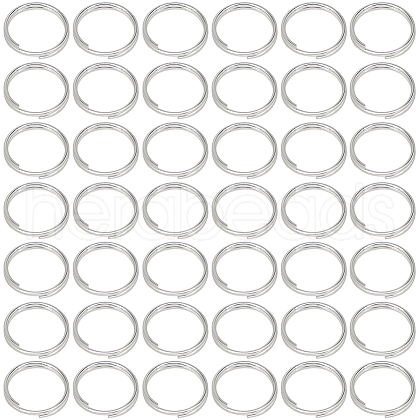 SOFPLATE 500Pcs 304 Stainless Steel Split Rings STAS-SP0001-66C-1