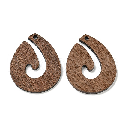 Walnut Wooden Pendants FIND-B042-21I-1