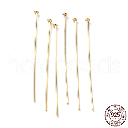 925 Sterling Silver Flat Head Pins X-STER-M117-03D-G-1