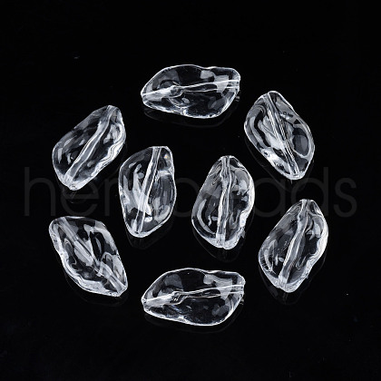 Transparent Acrylic Beads TACR-N009-38-1