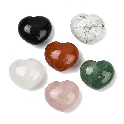 Heart Natural Mixed Stone Palm Stone G-C186-03-1