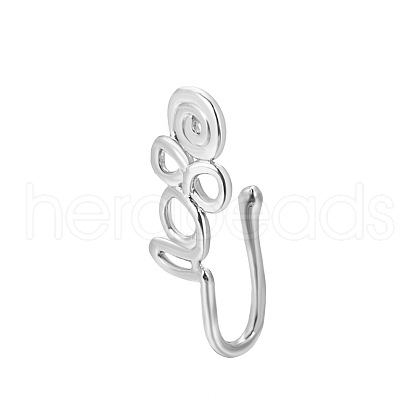 Vortex Brass Clip-on Nose Septum Rings WG32032-26-1