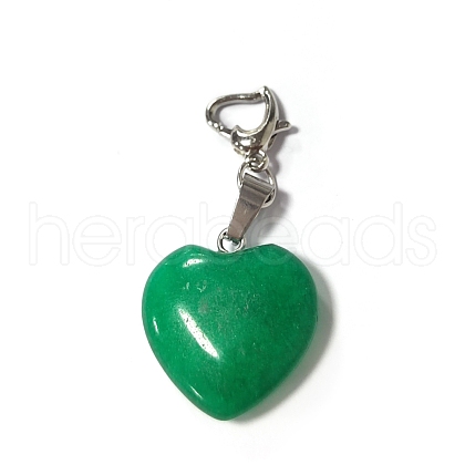 Natural Malaysia Jade Pendant Decorations PALLOY-PH01402-17-1