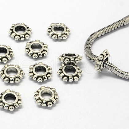 Alloy European Beads X-PALLOY-S079-104AS-1